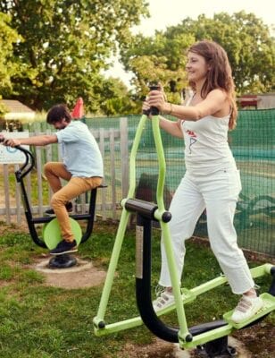 Fitness dans le camping Kervastard